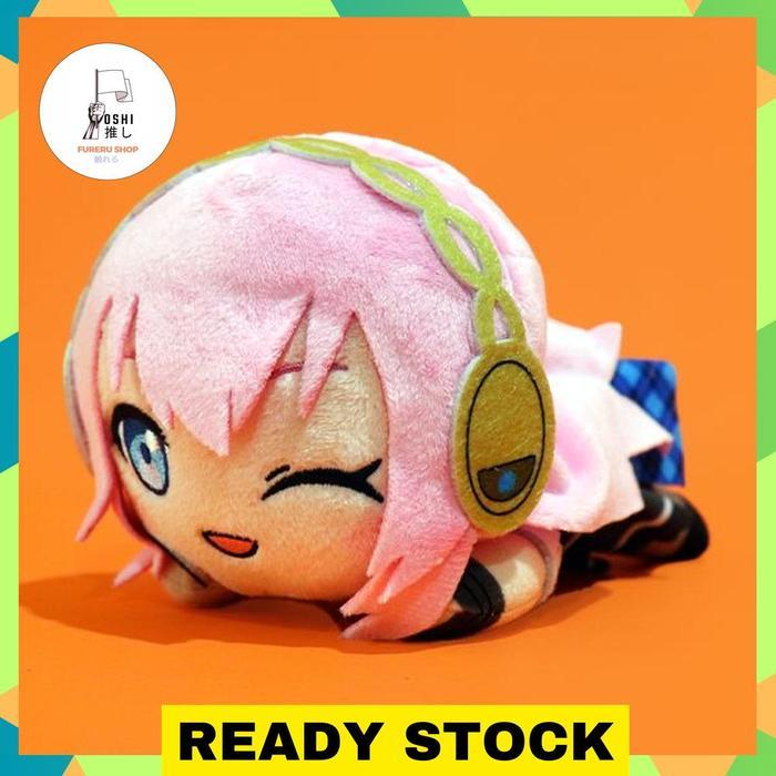 HOT SALE PROJECT SEKAI : COLORFUL STAGE NESOBERI (LAY-DOWN) PLUSH SCHOOL SEKAI MEGURINE LUKA - A
