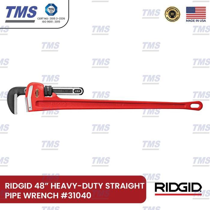 RIDGID HEAVY-DUTY STRAIGHT PIPE WRENCH 48" RIDGID 31040 - KUNCI PIPA