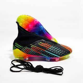 Sepatu sepak bola predator freak 3 speed portasl x boots black outsole pelangi junior anak anak