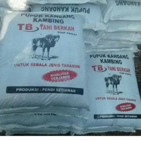 pupuk kandang kambing halus