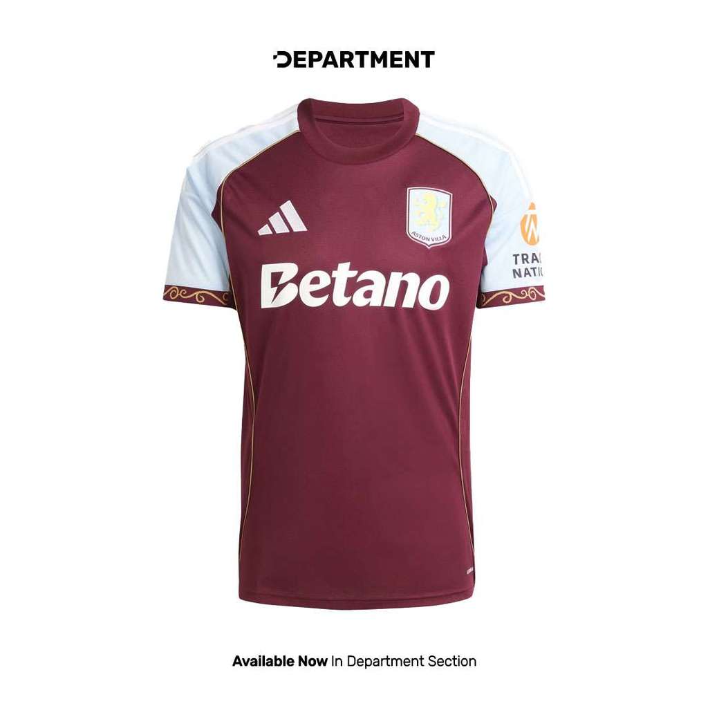 ADIDAS Jersey Bola Pria ASTON VILLA 25/26 HOME JN8061 ORIGINAL