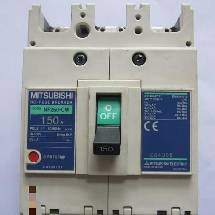 Mccb Mitsubishi Nfb 250Cw 3P 150A
