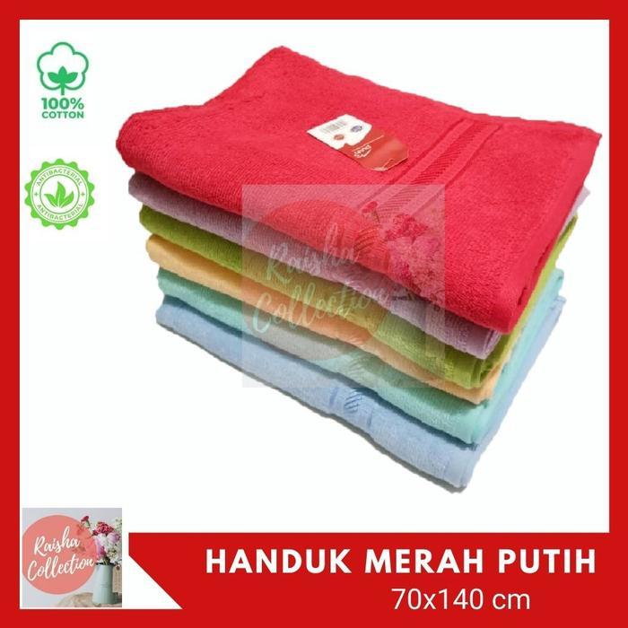 RC Paket 4PCS Handuk Merah Putih Jumbo by Terry Palmer