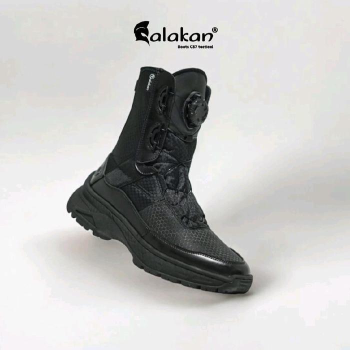 sepatu pdl waterproof tali putar motif sarang tawon terbaru