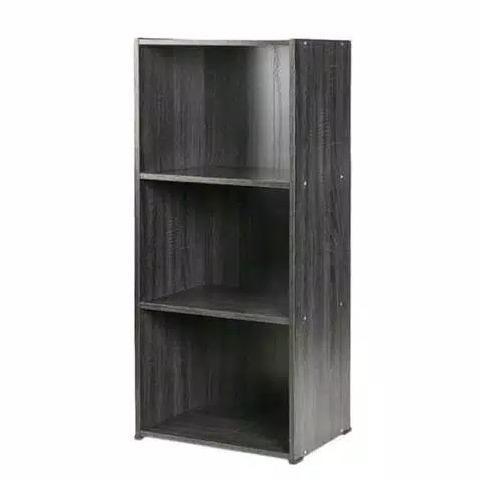 Rak Buku 3 Susun Minimalis Serbaguna Untuk Pajangan Atau Penyimpanan Barang - Furniture Pojok Baca