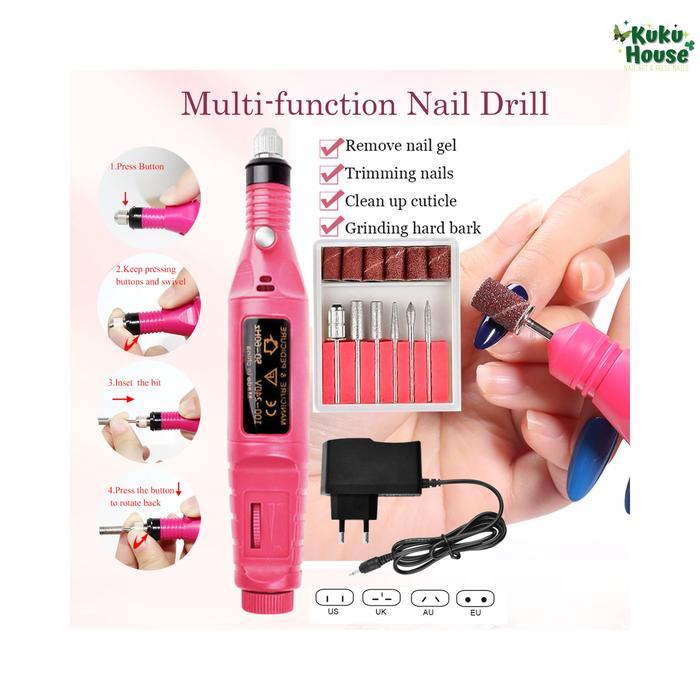 Nail Grinder/ Pen Grinder Nail Art Usb Cable Portable Manicure Grinder Kuku Pasti Promo
