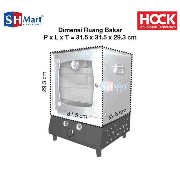 Premium Oven Gas Murah Aluminium Ho-Ga103 Hock ( Medan) Original