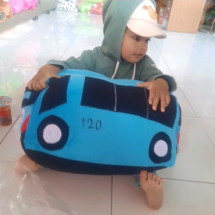Boneka Mobil mainan Bus Tayo Xl 55 cm ORIGINAL