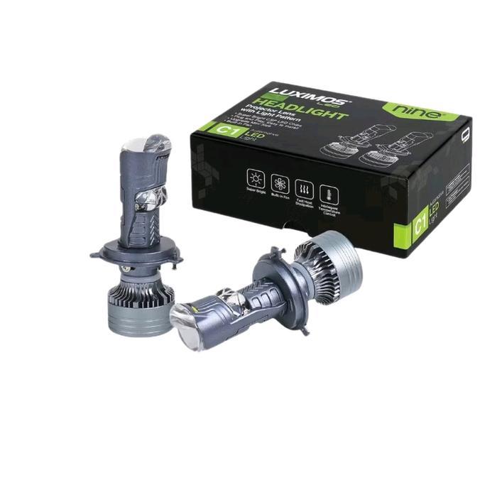 Luximos Lampu Led Mini Proyektor Foglamp Headlamp H4 H11 C1 50Watt 12000 Lumens Extreme Bright
