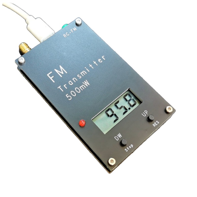 2000M 0.5W FM Transmitter Stereo Digital FM Transmitter Stereo For Campus Radio DSP Radio Broadcast