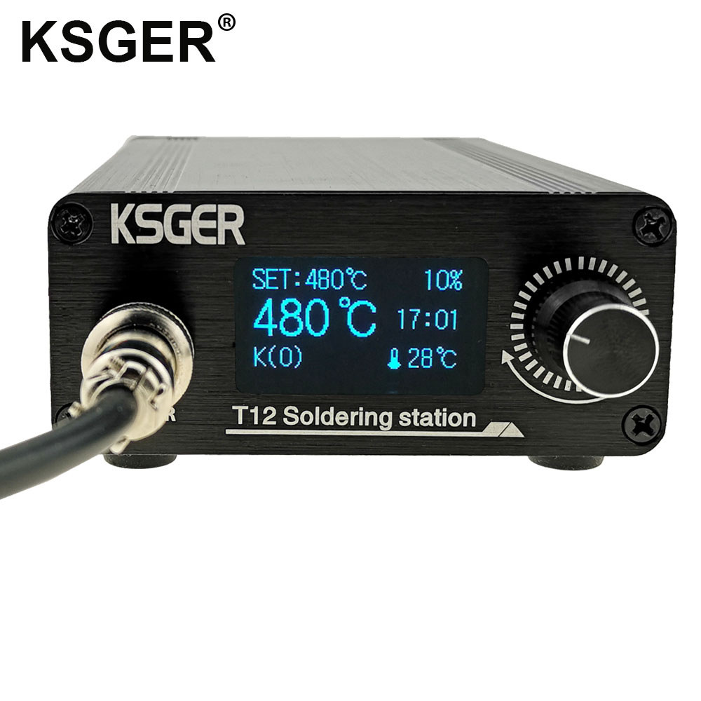 KSGER T12 Soldering Station V2.1S STM32 OLED Digital Temperature Controller Electric Soldering Irons