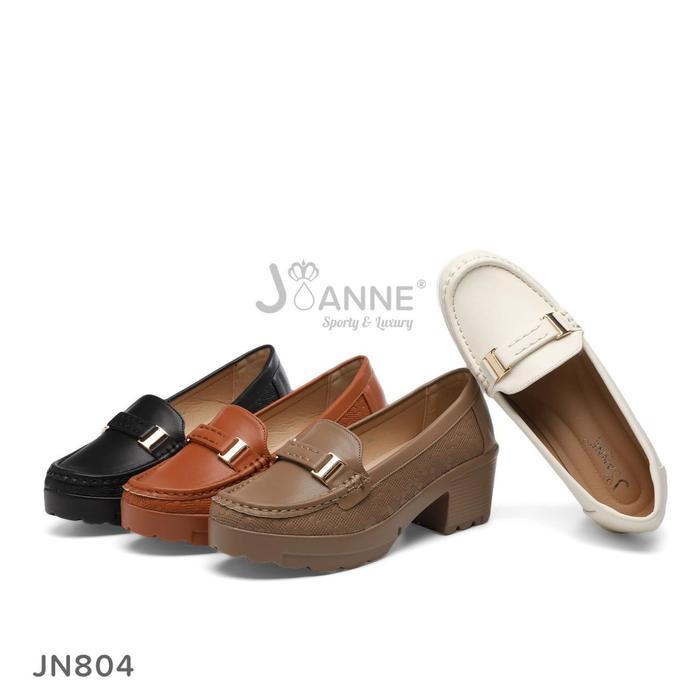 Donatello Store - Chunky Wedges Heels Shoes Wanita Jn804 Black
