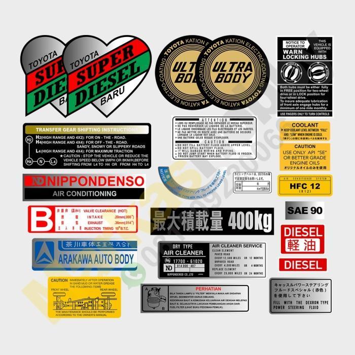 Sticker Landcruiser Fj Bj 40 Hardtop Set