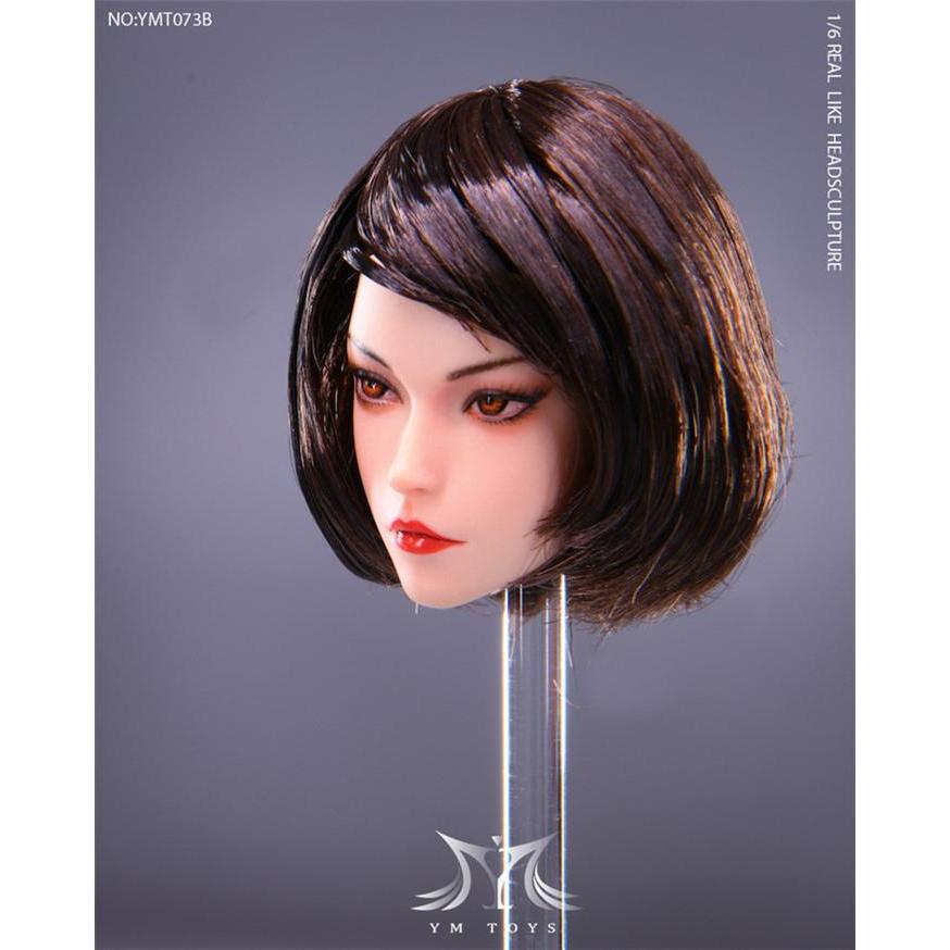 HOT SALE NEW YMTOYS YMT073 1/6 MEIER HEAD SCULPT PALE SKIN FEMALE HEAD CARVING TERMURAH