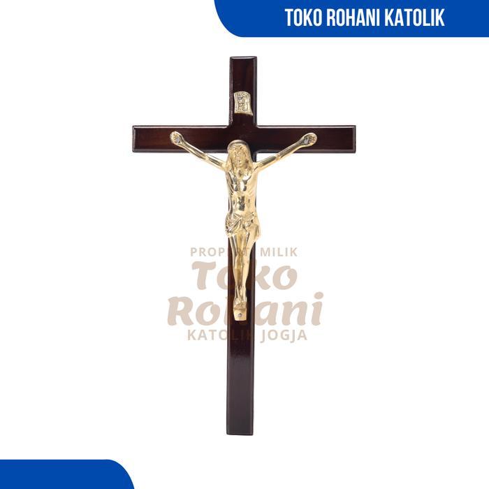 Salib Gantung 40 Cm / Salib Dinding Katolik / Salib Besar