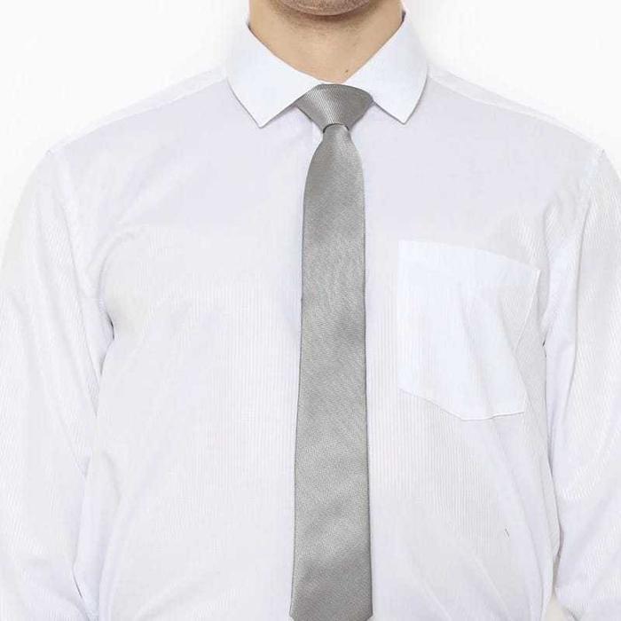 Lawell Dasi Pria Formal Slim Tie – Model Zipper & Non-Zipper – Hitam, Merah, Silver, Navy – Artikel 