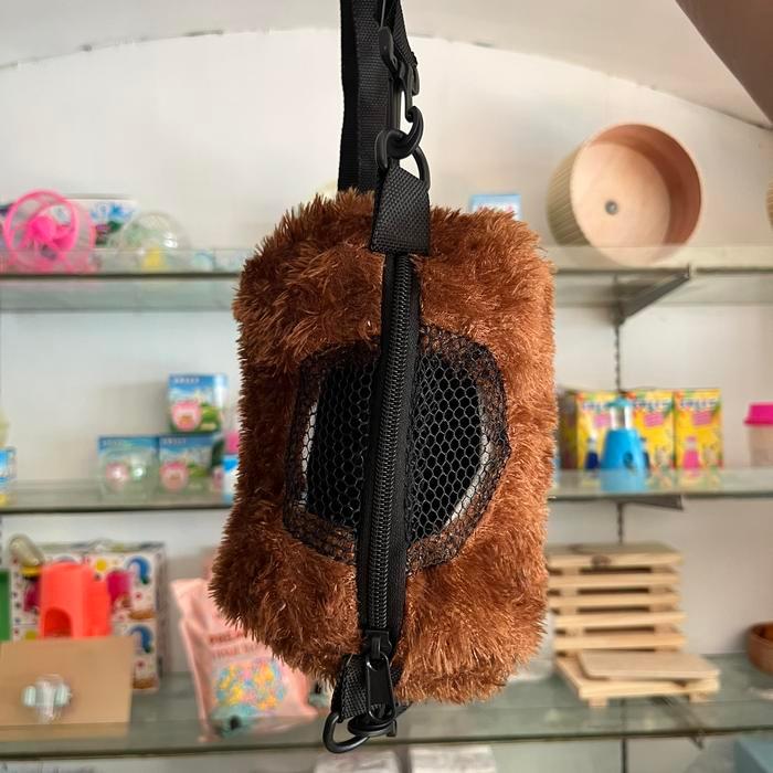 travel tabung sugar Tas Selempang Tabung untuk Sugar Glider dan Hamster, Bahan Lembut, Panjang Sekit