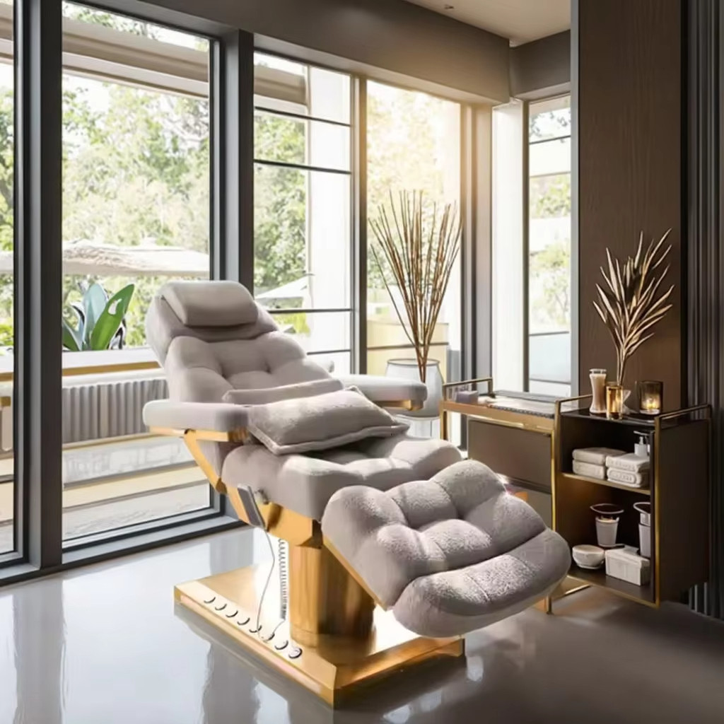 Modern Electric Lash Facial Bed for Beauty Salon Furniture Luxury Massage Tables & Beds Electric