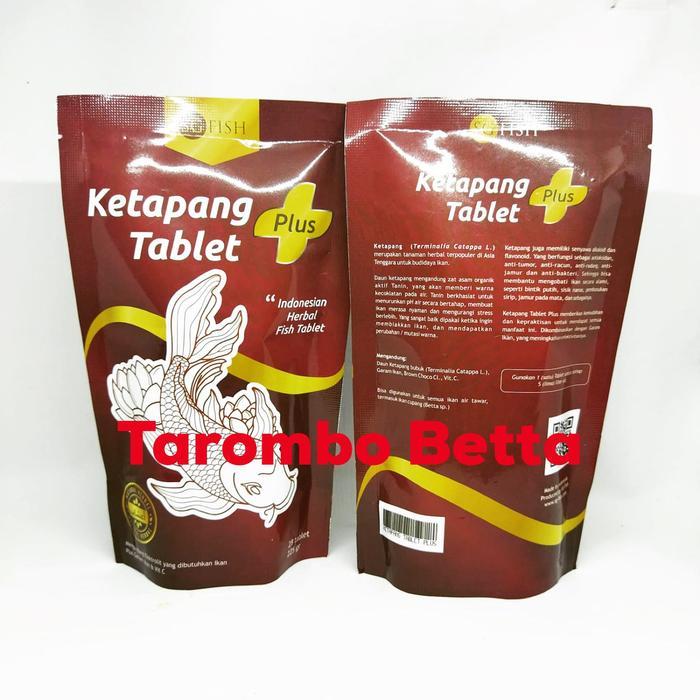 Pet Domestic - Ketapang Tablet Plus Sg Fish Mineral Ekstrak Bubuk Daun Ketapang Laut