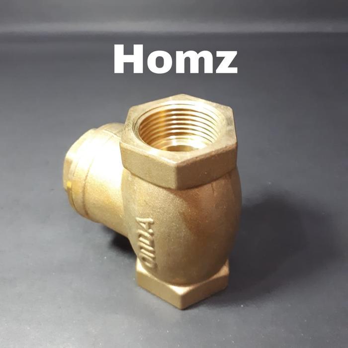 Check Valve 1" Inch Kuningan Onda / Klep Tabok 1 In Onda /Katup/Klep/Tusen