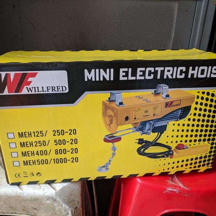 Mini Elektric hoist WILLFRED berbagai size