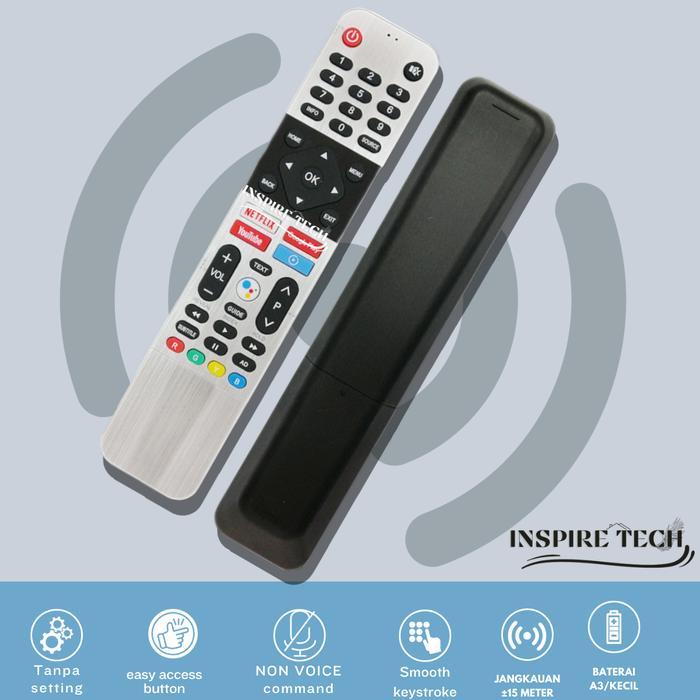 Remot Remote TV Coocaa Android Smart TV LED/LCD Tanpa Dus 50S6G S7