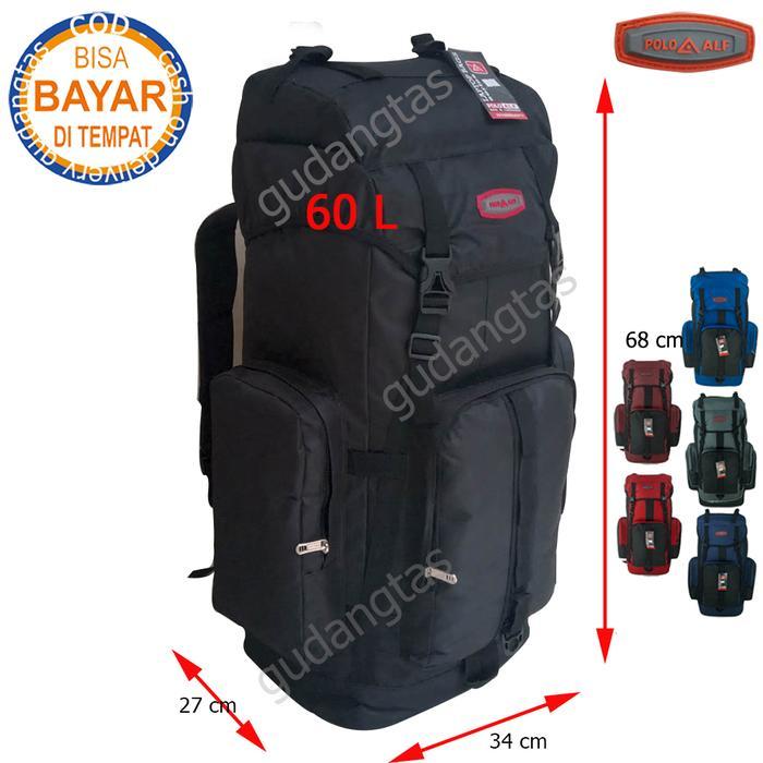 Eiger Hikeland - Polo Alf 02299 Backpack Tas Gunung Keril Carrier Camping Hiking 60L Ransel