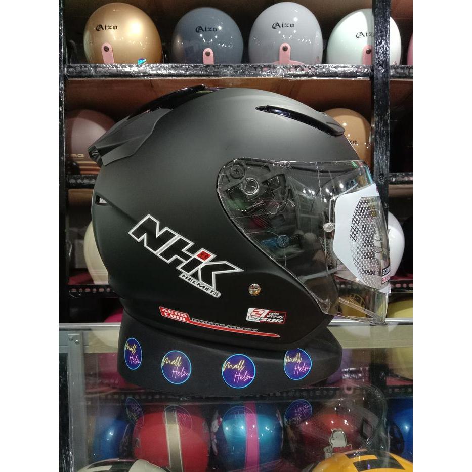 Helm Nhk R1 Solid Double Visor