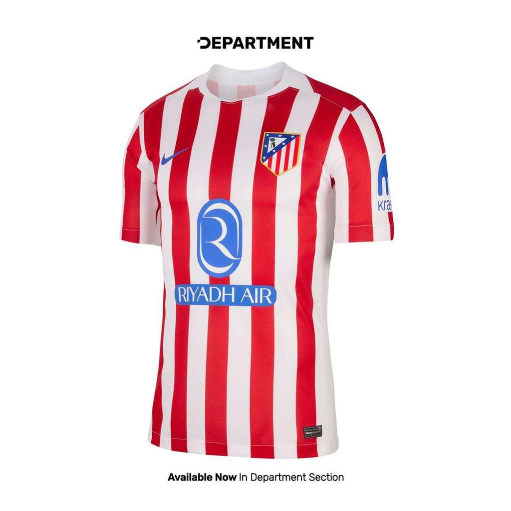 NIKE Jersey Bola Pria ATLETICO MADRID 25/26 STADIUM HOME REPLICA HJ4587615 ORIGINAL