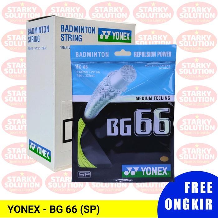 Senar YONEX BG66 SP Bulutangkis BG 66 Badminton String Original
