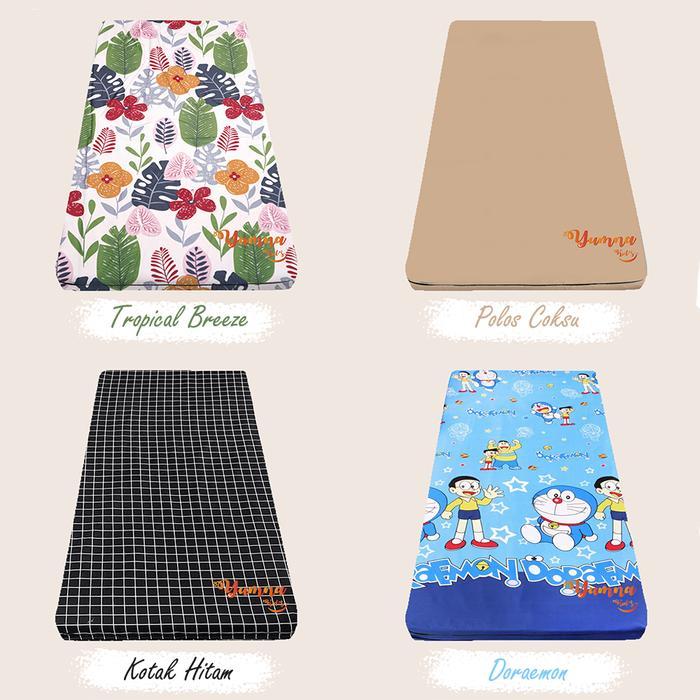 Sprei Resleting 100x200 Sarung Kasur Busa Resleting 100x200x15