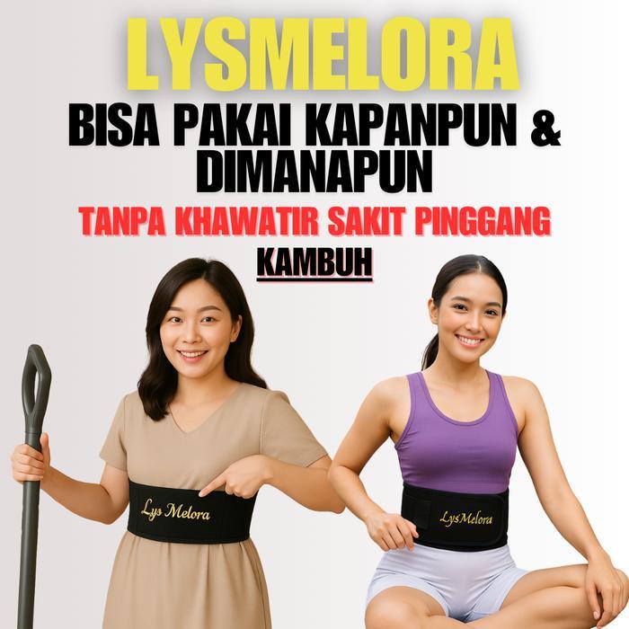 Lysmelora Alat Terapi Pinggang Untuk Bantu Atasi Nyeri Pinggang & Saraf Kejepit