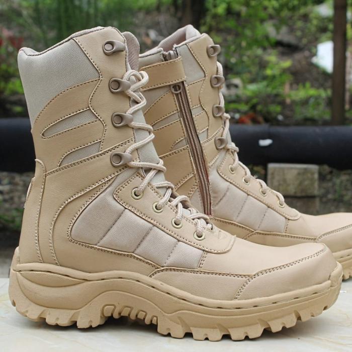 sepatu pdl cream satpol pp sepatu pdl predator tni polri ujung besi
