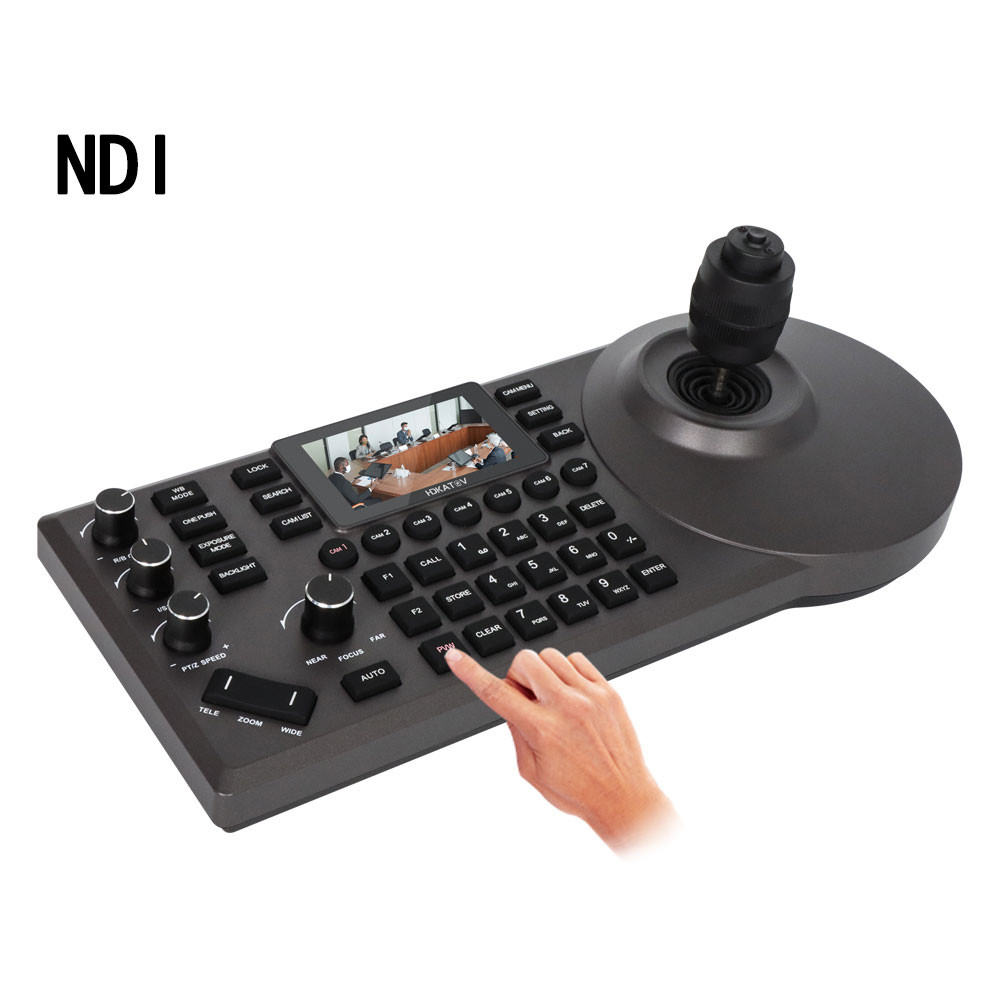 PTZ Camera NDI Controller POE Broadcast Camera Control Live Streaming