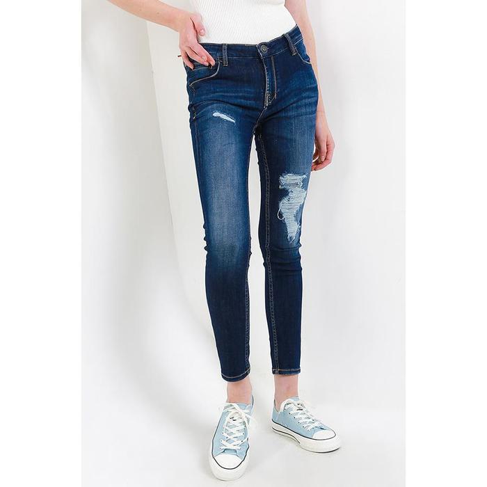 Panjang Jeans Skinny Celana Panjang Jeans Skinny Wanita Cardinal G0249F14D - Indigo Dark, L Skinny W