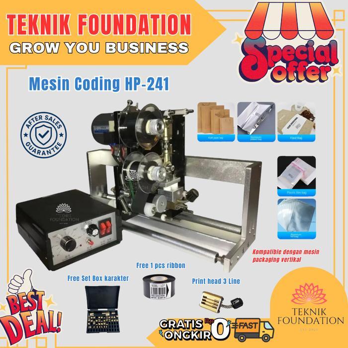 Mesin Coding Printer HP241 Mesin Cetak Expired Date Kemasan Produk
