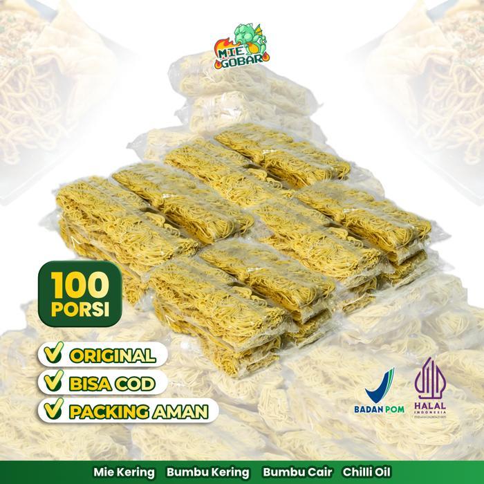 Mie Kering GROSIR - 100 porsi (TANPA BUMBU) Mie Kering Gacoan / Wizzmie / Mie Setan / Mie Kober