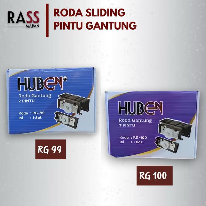 RODA SLIDING PINTU GANTUNG GESER HUBEN RG 99 RG 77 RG 100