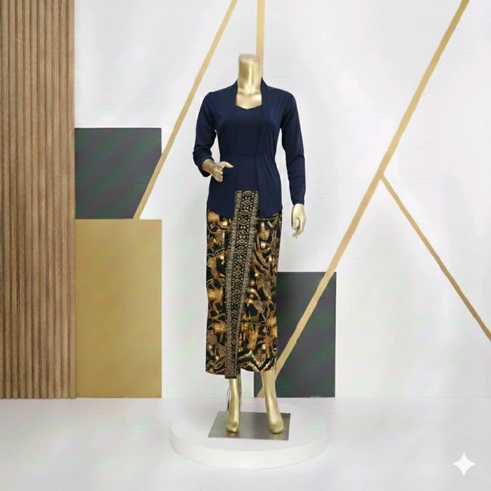 Kebaya Bali Bed Kaos Lengan Panjang (KEBAYA SAJA TANPA SELENDANG)