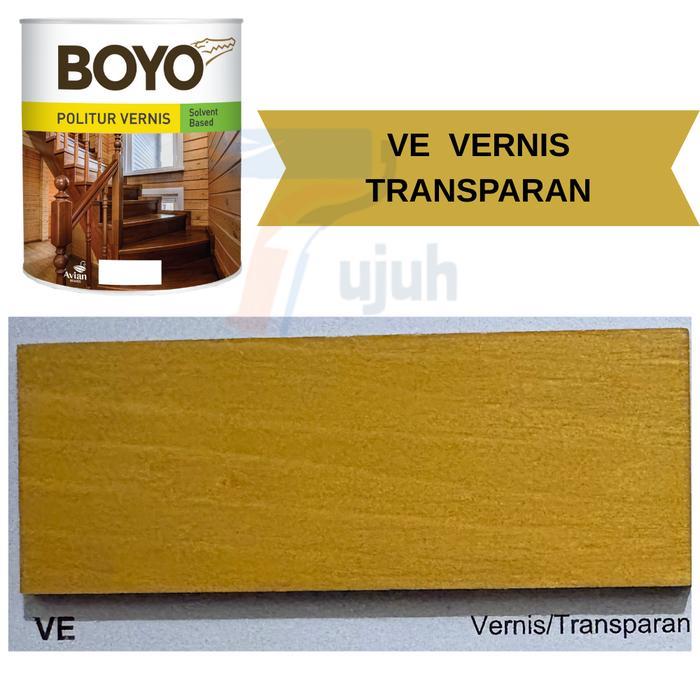 PLITUR BOYO 1KG DAN 1/2 KG (SOLVENT BASED) Politur Vernis Solvent, Campuran Thinner / Bensin Anti