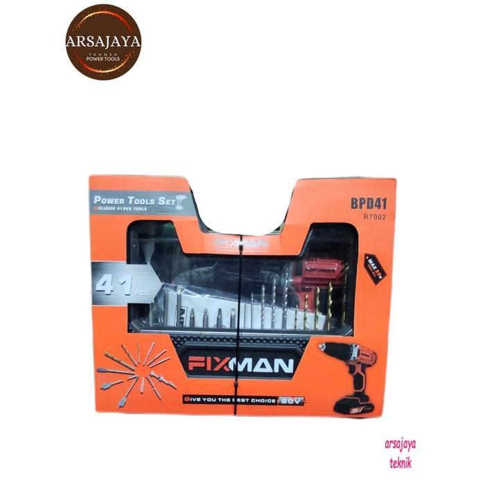 FIXMAN POWER CORDLESS DRILL , COMPLETE SET ALL INCLUSIVE, R7002 BDP41