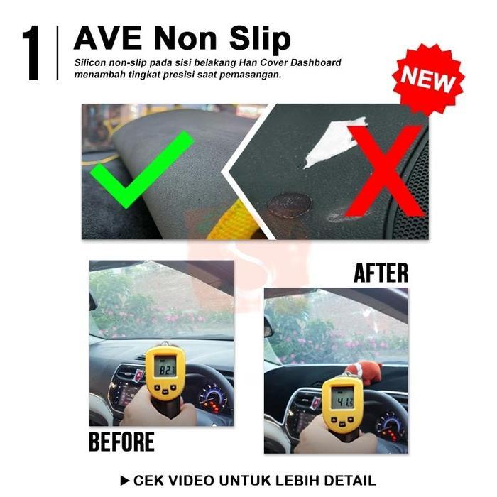 Premium Karpet Dashboard Mobil X Over 2007 - Alas Cover Pelindung Dasbor Sx4 Xover X-Over 2008 2009