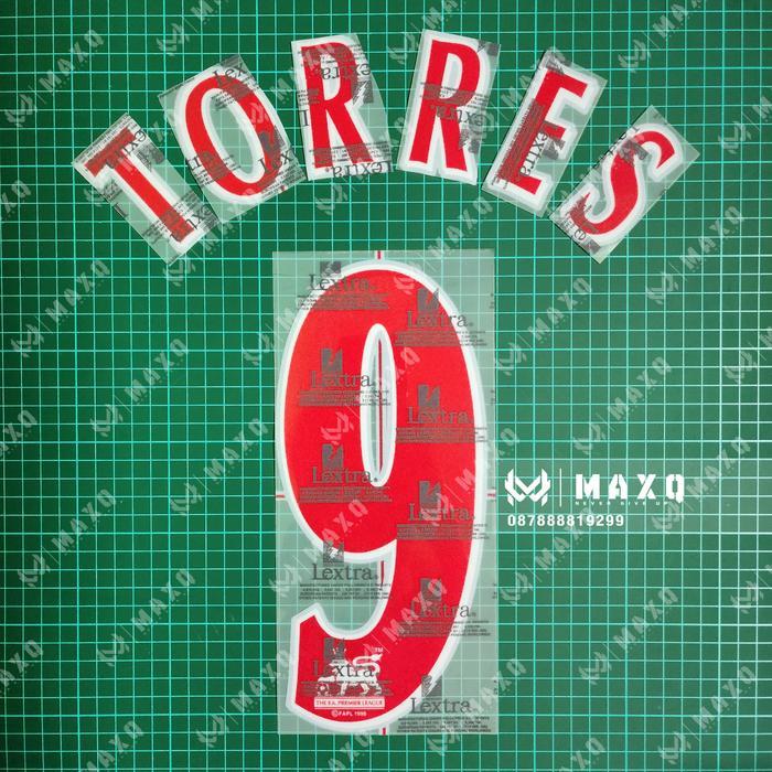 Jersey Retro Sepak Bola Liga Inggris 1996/2007 Warna Merah dengan Nama dan Nomor Punggung - 9