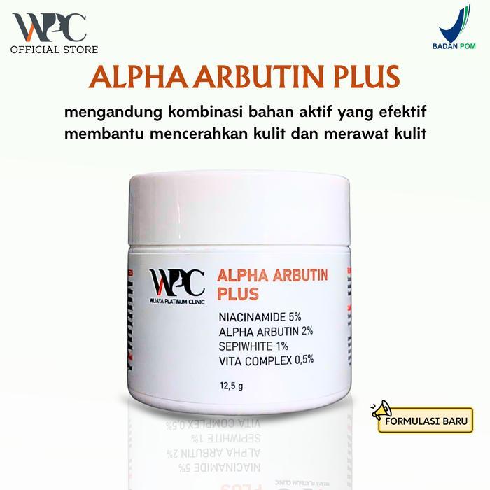 Terlaris Wpc Alpha Arbutin Plus Brightening Cream Night Cream Mencerahkan Wajah 12,5G
