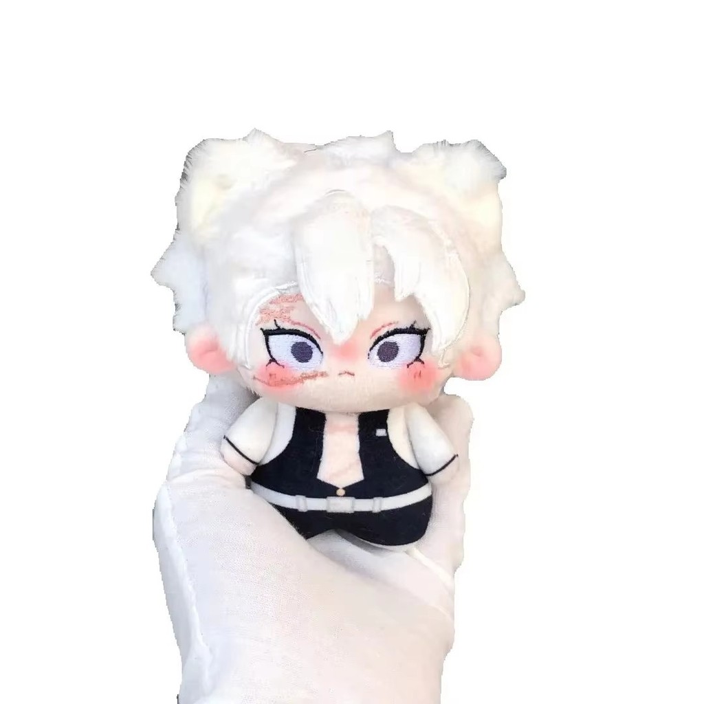 10cm Anime Demon Slayer Shinazugawa Sanemi Uzui Tengen Cosplay Kawaii Doll Pendant Keychain