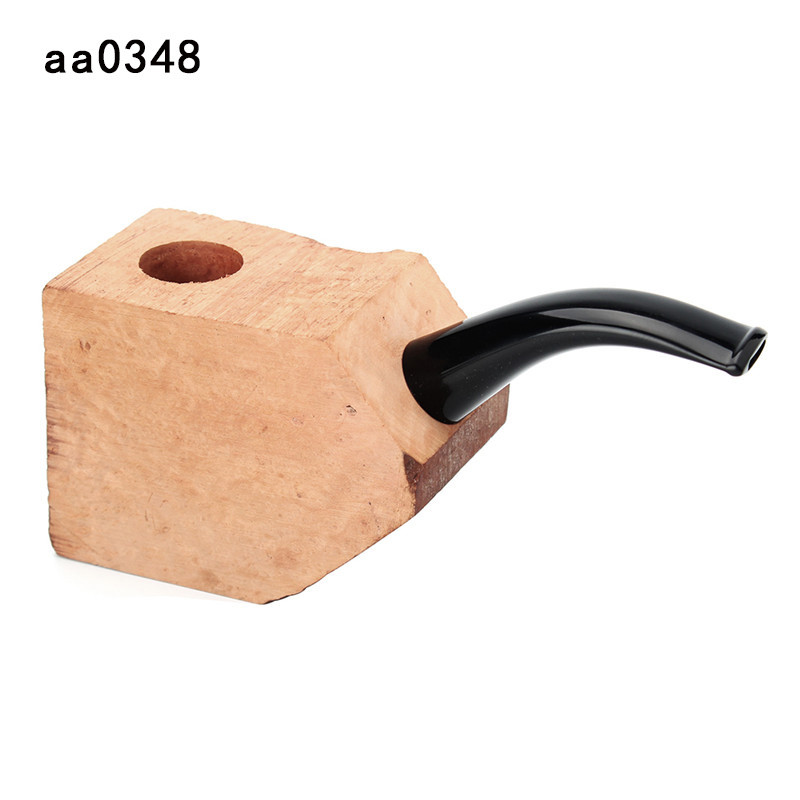 Diy Pipe Making Tobacco Pipe Special Use Briar Wood Block With Acrylic Mouthpiece And Four Types