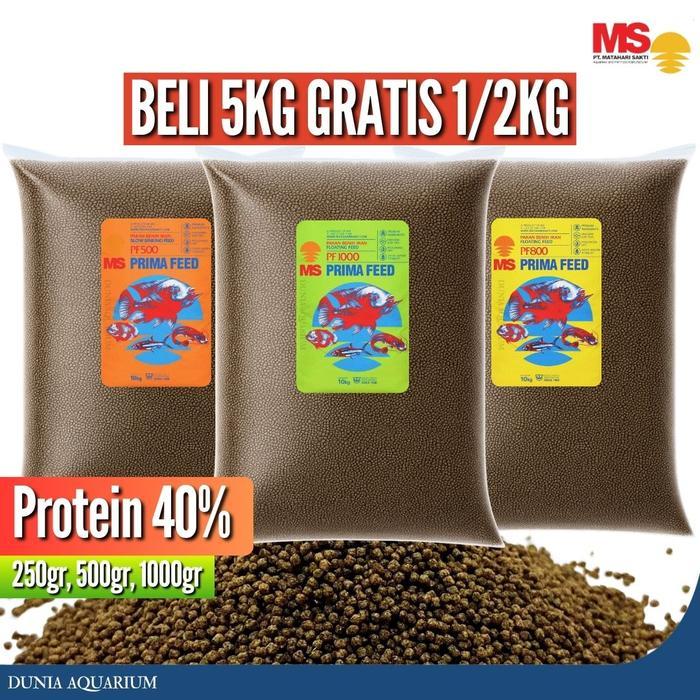 Pakan Benih Ikan Protein 40% / Pelet Benih Ikan, Pelet Ikan Cupang, Pelet Ikan Glofish, Pelet Ikan