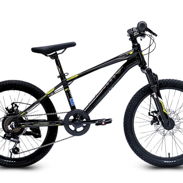 sepeda gunung mtb 20 inch thrill tabibitho mischief sport sepeda gunung mtb 20 inch - black
