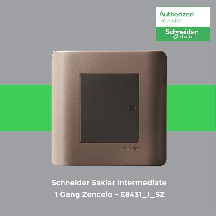 Schneider Saklar Intermediate 1 Gang Zencelo - E8431_I_Sz #Gratisongkir