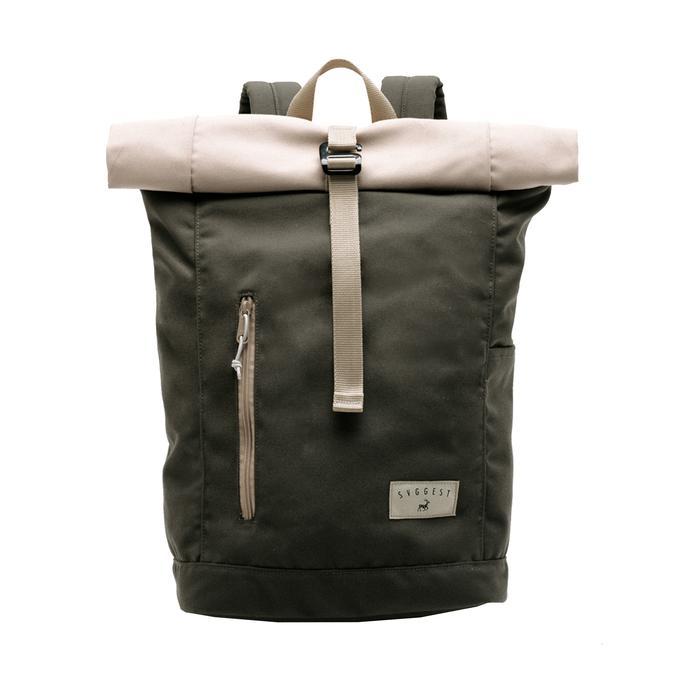 Svggest Backpack Horses Stone Canvas bolt polyester - Stone